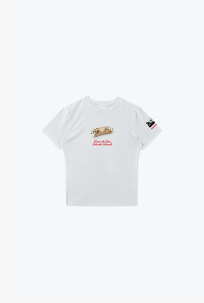 P/C x The Godfather Baby Tee - White