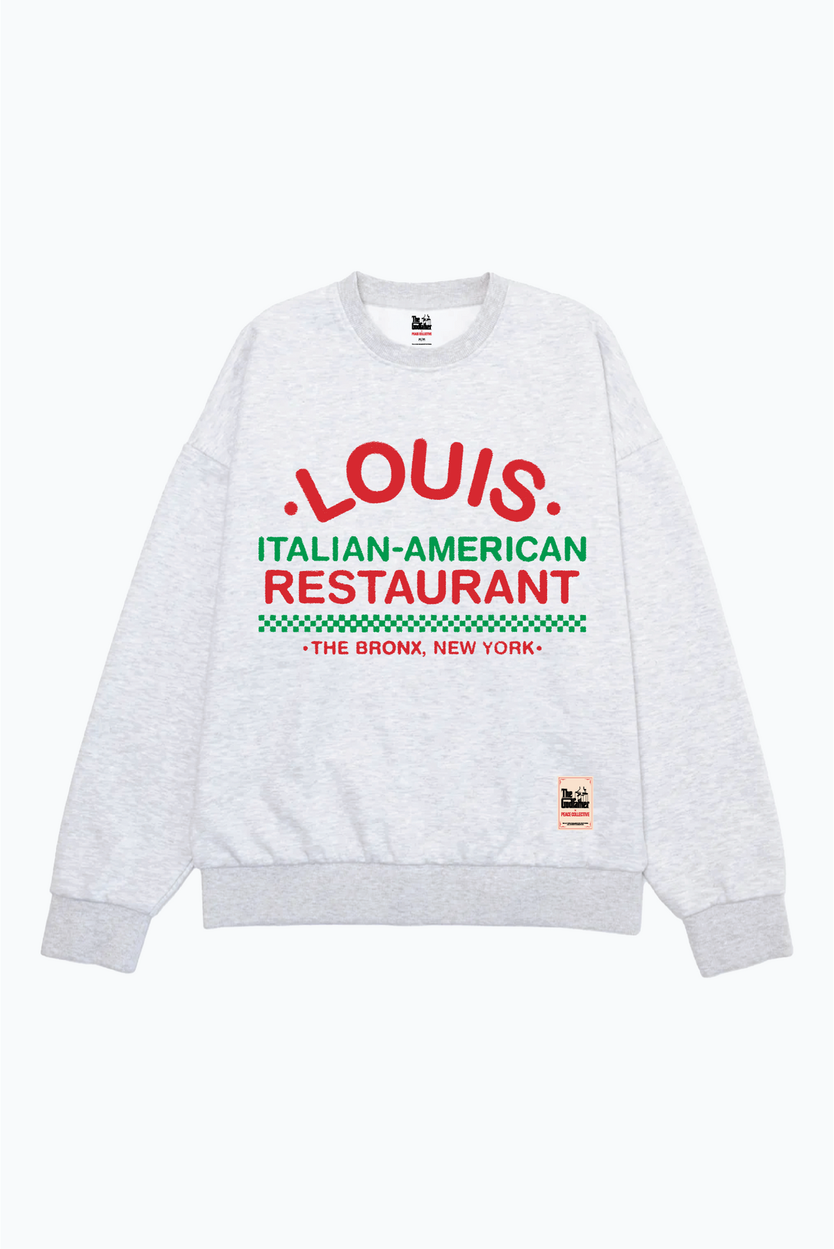 P/C x The Godfather Heavyweight Crewneck - Ash