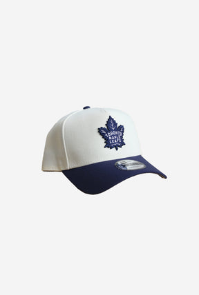 Toronto Maple Leafs 9FORTY A-Frame Cap - Chrome/ Navy
