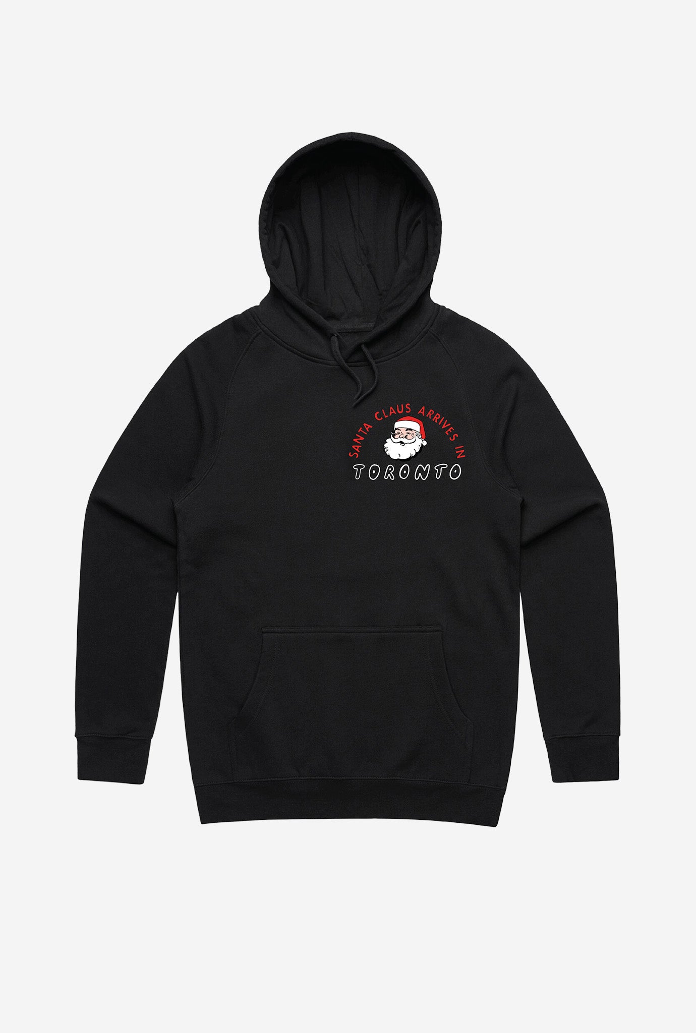 Toronto Santa Claus Parade Map Hoodie - Black