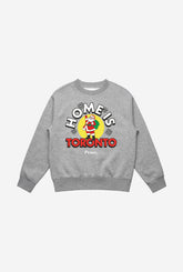 Home is Toronto Santa Claus Parade Kids Crewneck - Ash