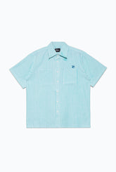 Toronto Short Sleeve Button-Up Shirt - Blue