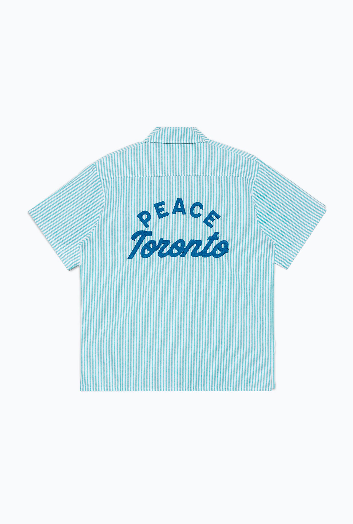 Toronto Short Sleeve Button-Up Shirt - Blue