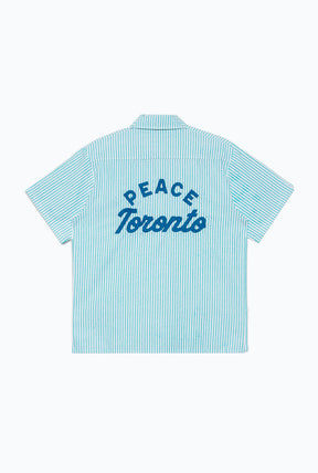 Toronto Short Sleeve Button-Up Shirt - Blue