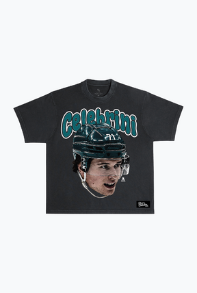 Macklin Celebrini Heavyweight Garment Dyed T-Shirt - Black