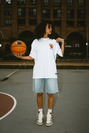 Boston Celtics Fanleisure Heavyweight T-Shirt - White