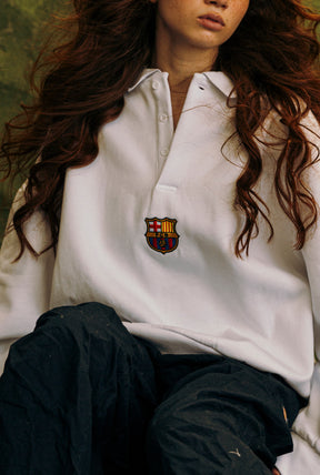 FC Barcelona Oversized Rugby - White