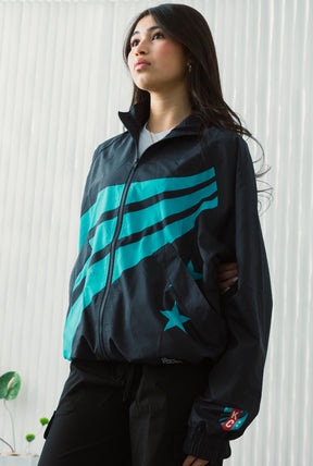 Veste coupe-vent Kansas City Current Emblem - Storm / Turquoise