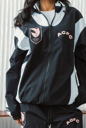 Veste de survêtement Angel City FC Colour Block - Noir/Blanc