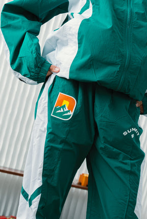 Denver Summit FC Colour Block Track Pants - Evergreen / White