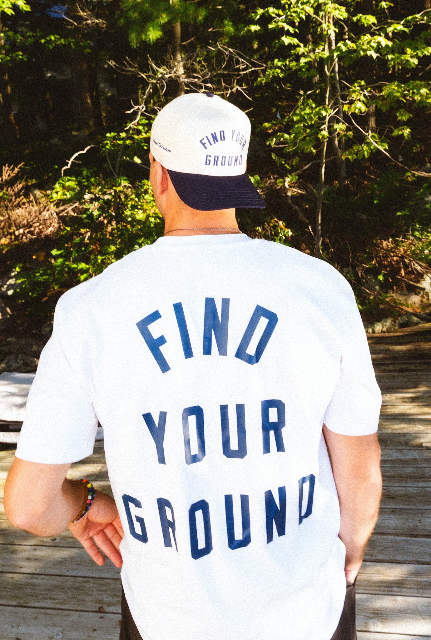 P/C x John Tavares Find Your Ground Two Tone A-Frame Cap - True Navy / Ivory