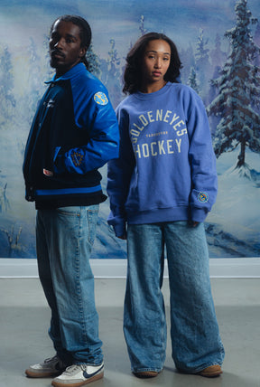 Vancouver Goldeneyes Vintage Heavyweight Crewneck - Pacific Blue