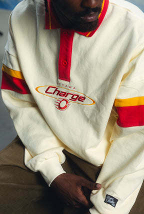 Ottawa Charge Oversized Rugby - Ivory / Red