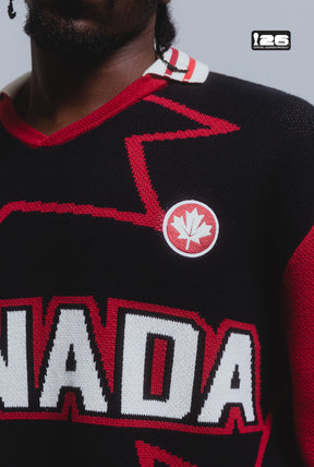 FIFA World Cup 2026™ Canada Knit Long Sleeve Jersey - Black