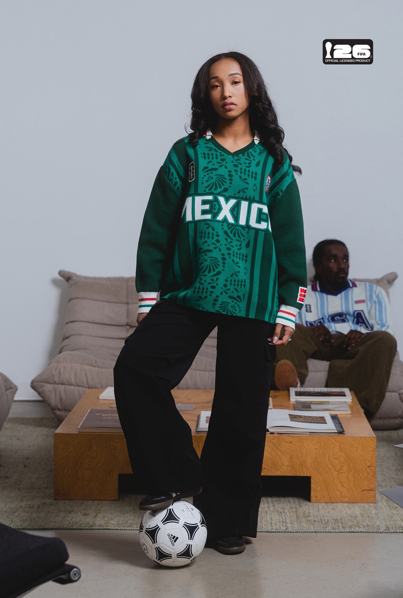 FIFA World Cup 2026™ Mexico Knit Long Sleeve Jersey - Green