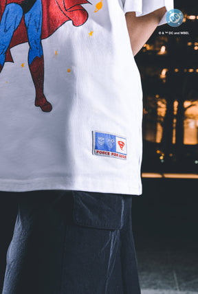 T-shirt US Soccer x DC Comics Superman Comet Heavyweight - Blanc