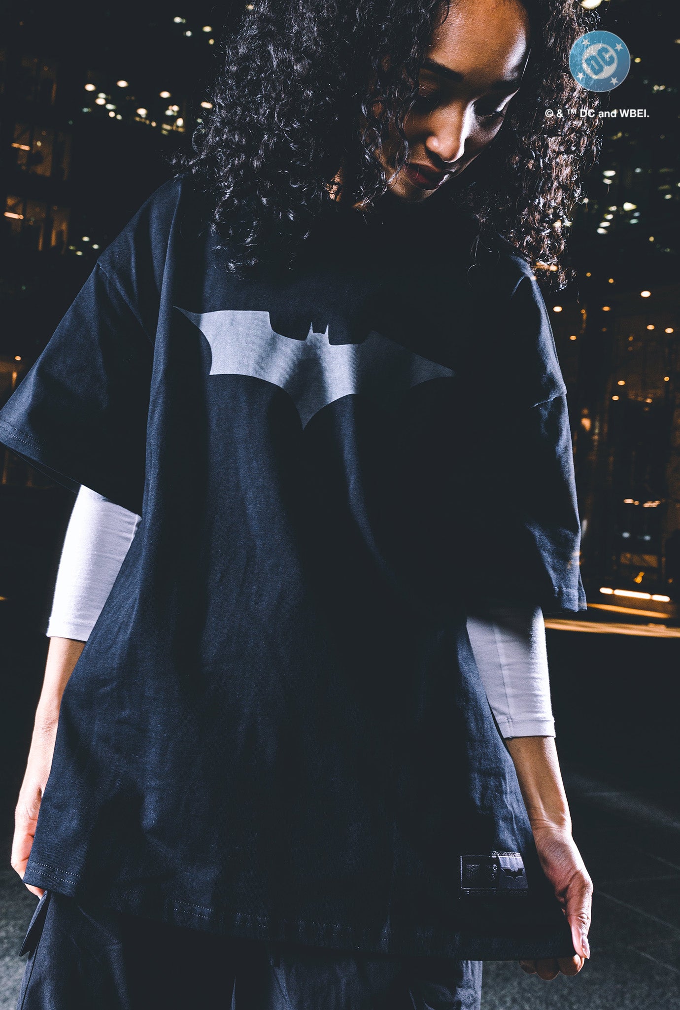 T-shirt Batman US Soccer x DC Comics Heavyweight - Noir
