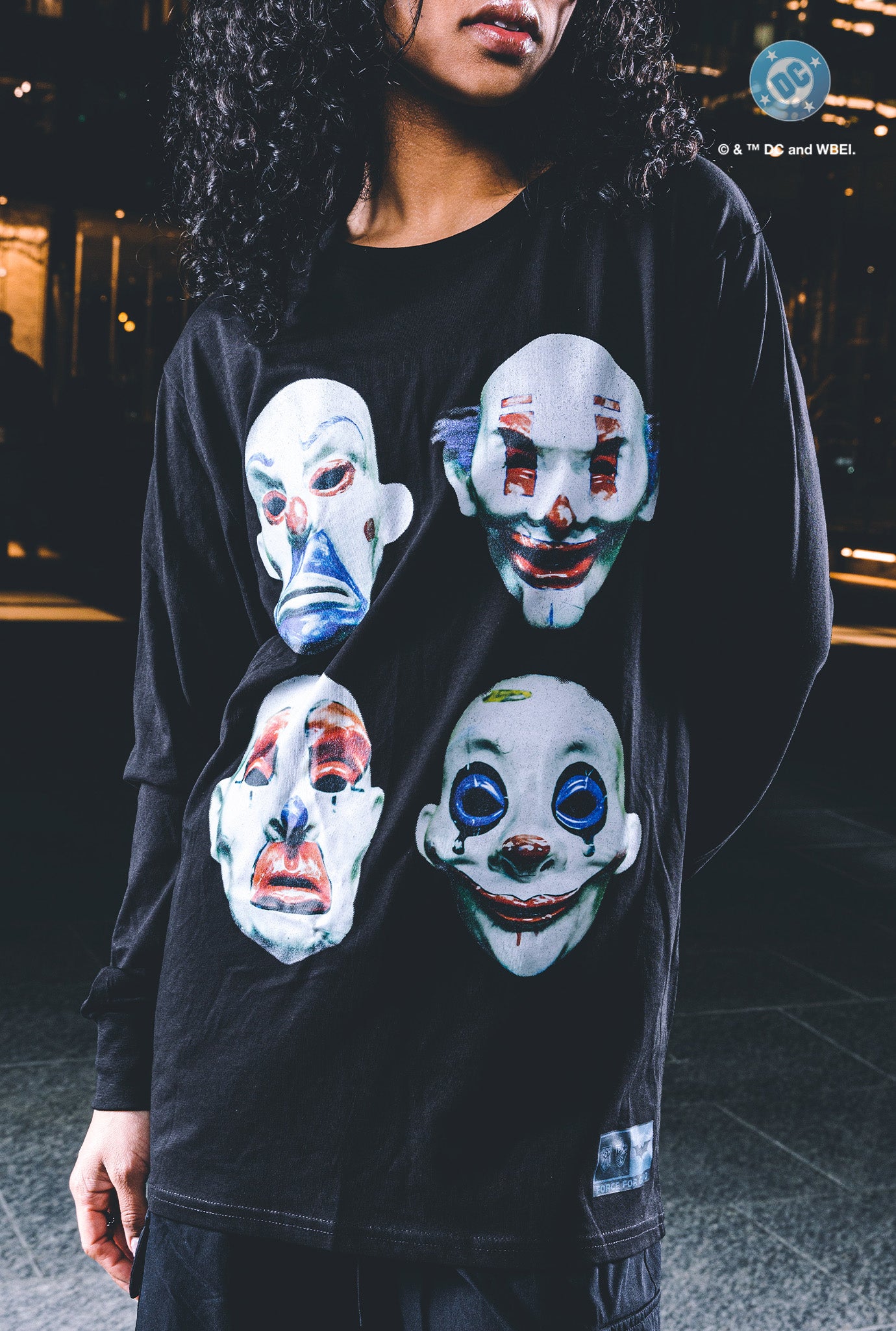 Mangas largas US Soccer x DC Comics Thugs - Negra