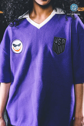 Maillot tricoté US Soccer x DC Comics Joker - Violet