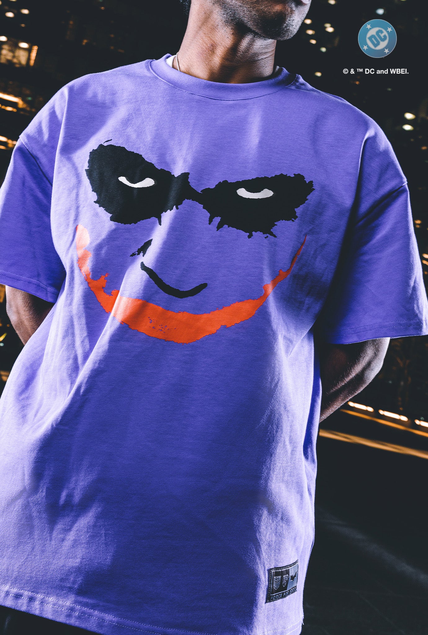 T-shirt US Soccer x DC Comics Joker Heavyweight - Violet