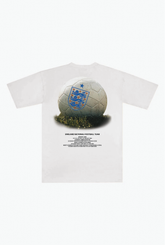 England Fußball-Schwergewichts-T-Shirt – Weiß