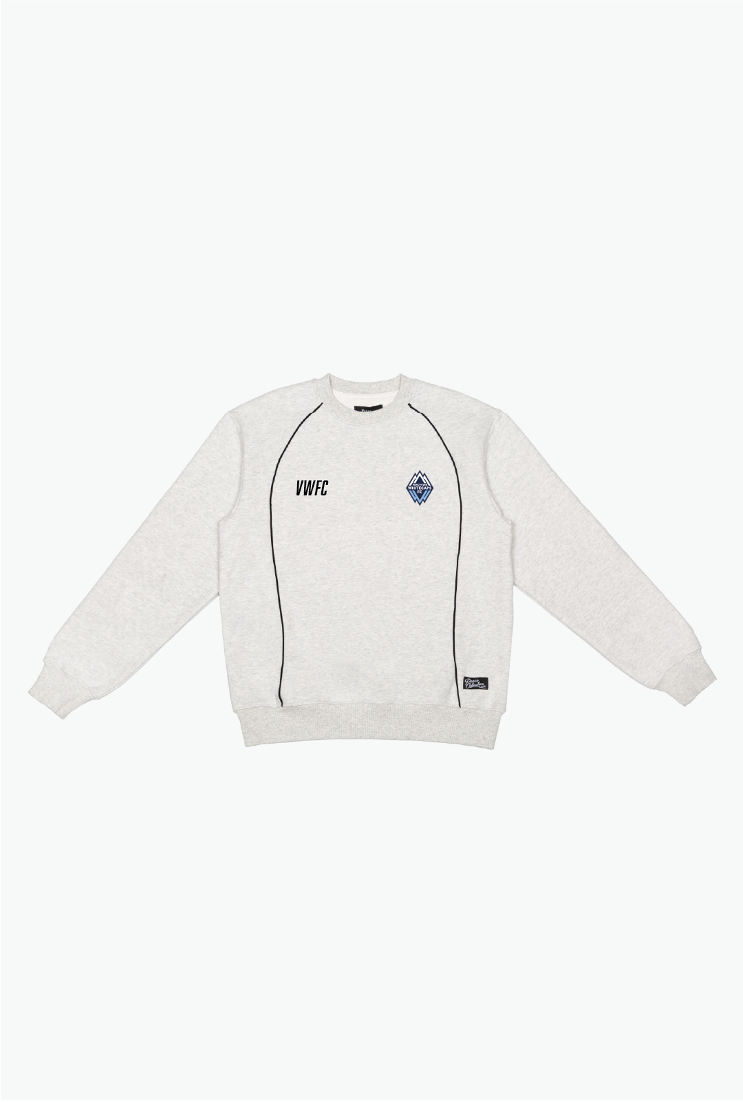 Vancouver Whitecaps FC Heavyweight Piping Crewneck - Ash
