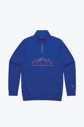 Buffalo Bills Vintage Quarter Zip - Royal