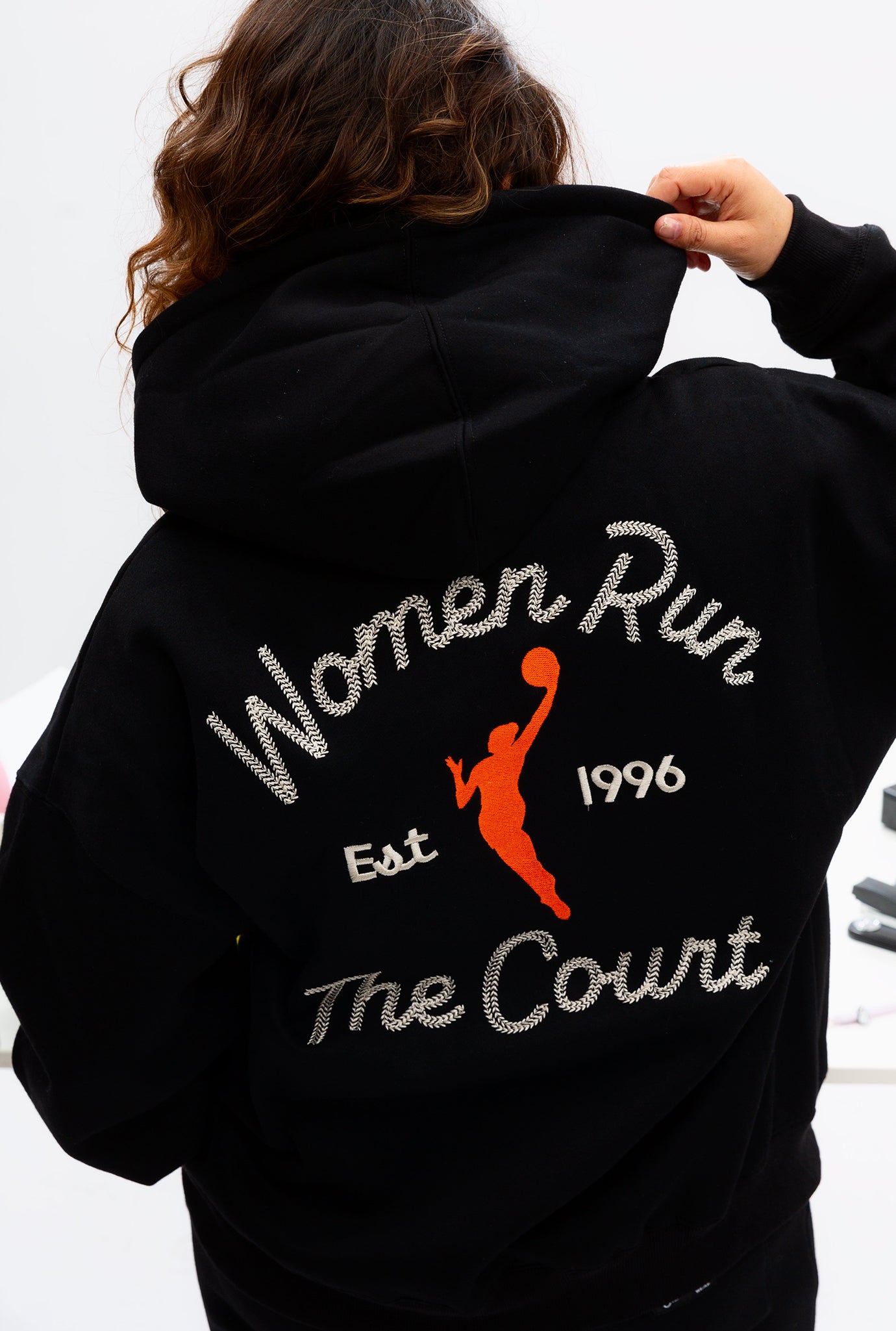 WNBA League Heavyweight Hoodie - Black