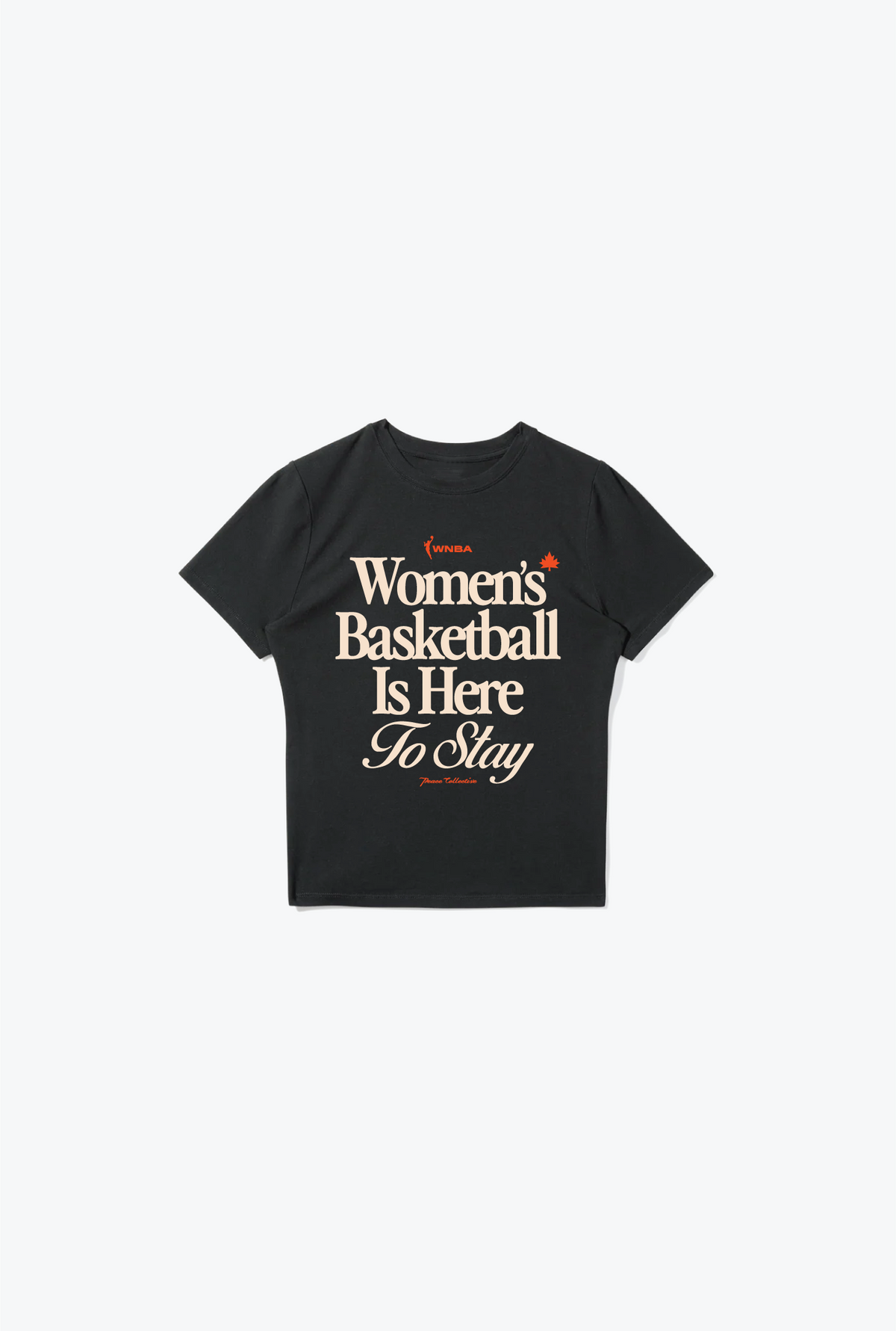 WNBA Women's Basketball is Here to Stay Baby Tee - Black