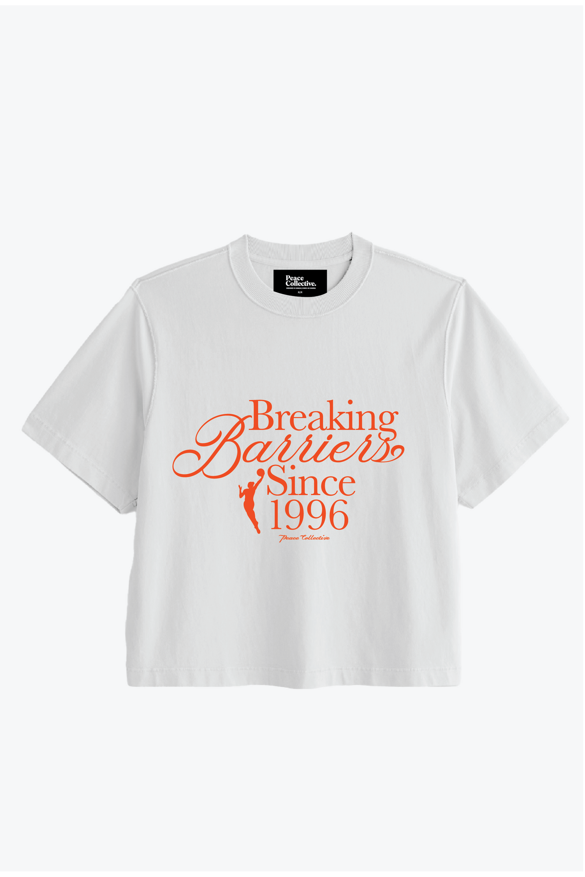 Breaking Barriers Women's Cropped T-Shirt - White