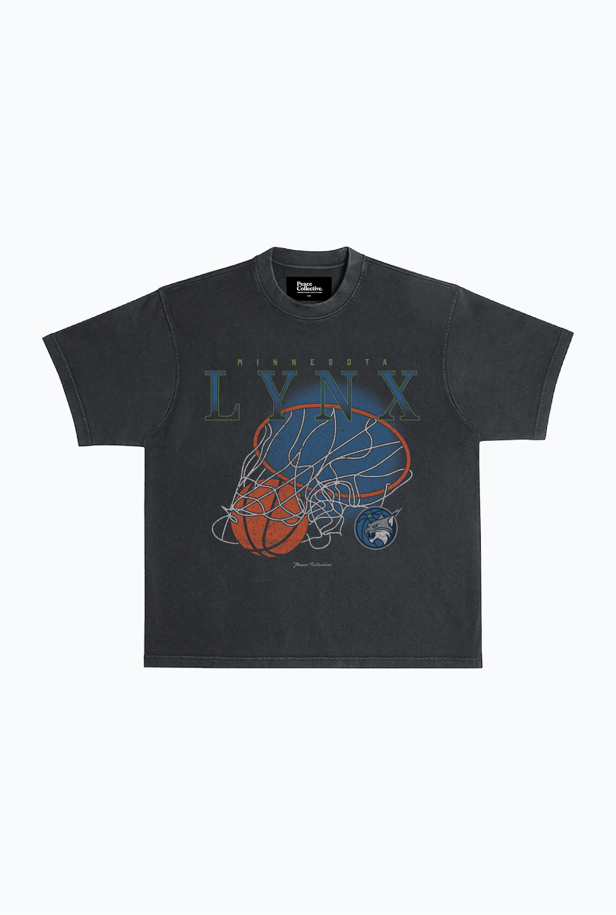 Minnesota Lynx Heavyweight T-Shirt - Off Black