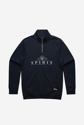 Washington Spirit Vintage Quarter Zip - Navy