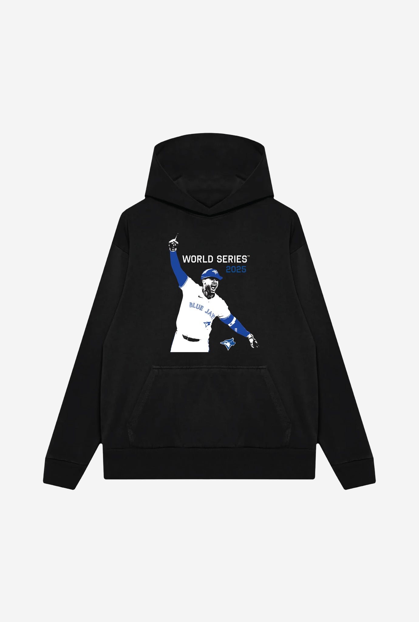 Toronto Blue Jays World Series 2025 George Springer Oversized Hoodie - Black