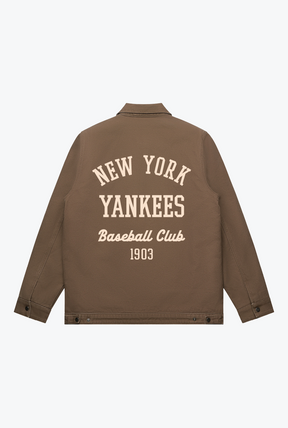 New York Yankees Work Jacket - Walnut