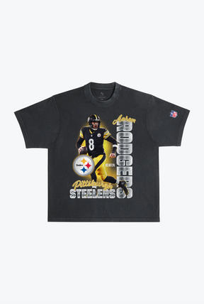 Aaron Rodgers Heavyweight Garment Dyed T-Shirt - Black