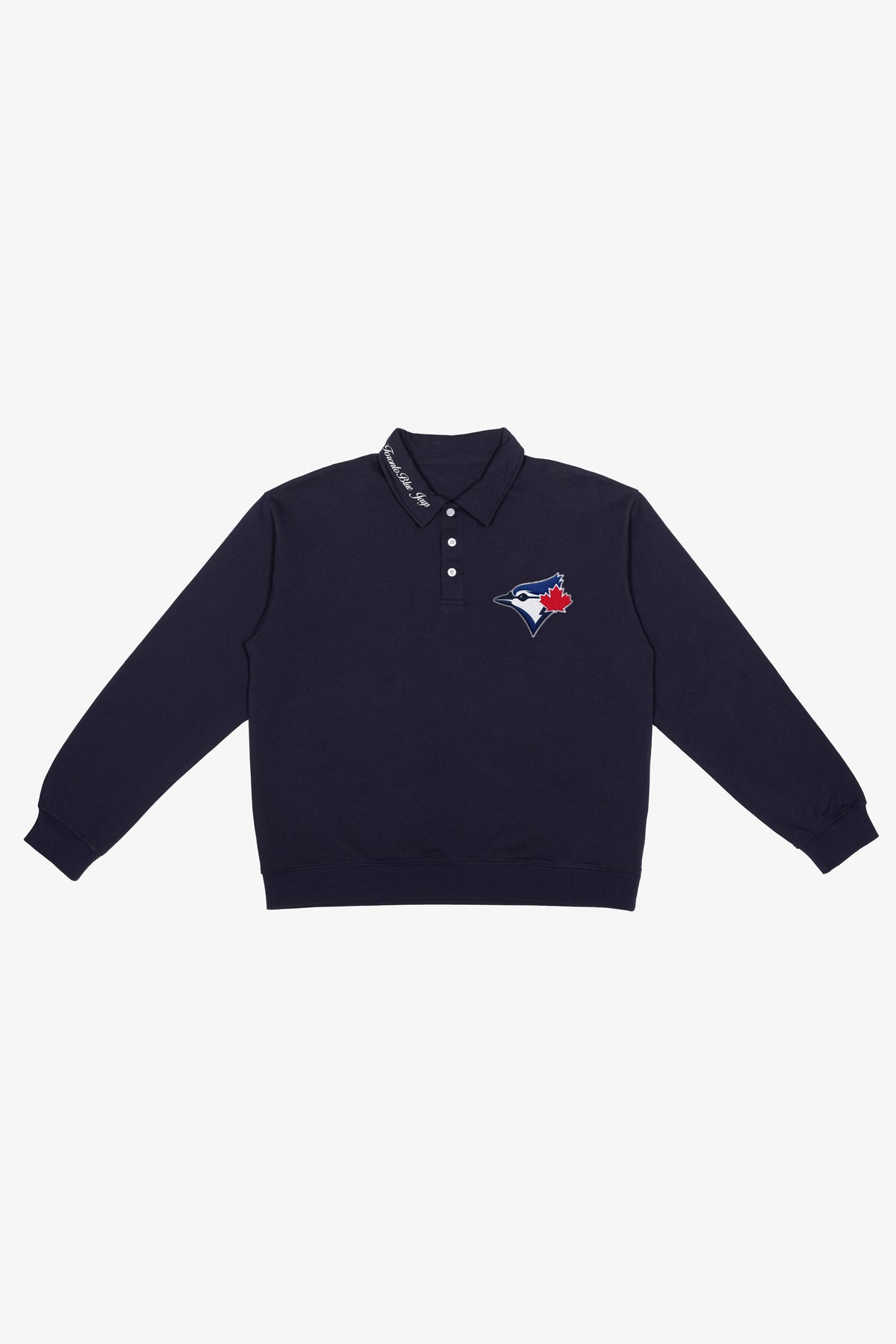 Toronto Blue Jays Longsleeve Polo - Navy