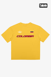 T-shirt jaune à logo tricolore Colombie Coupe du Monde de la FIFA 2026™
