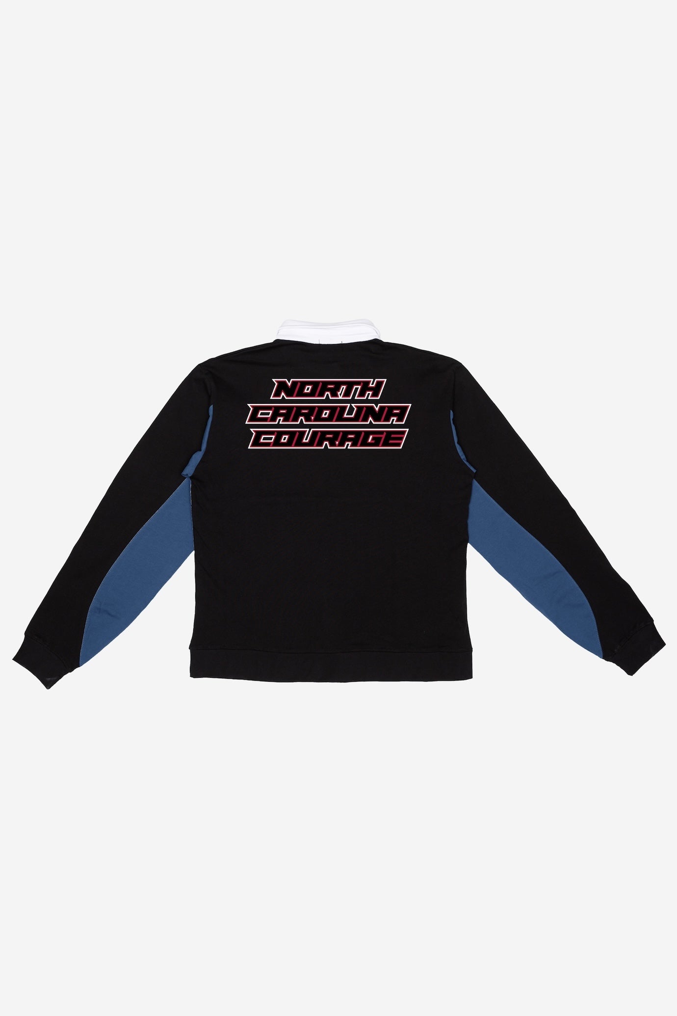 North Carolina Courage Rugby Polo - Black / Atlantic Blue