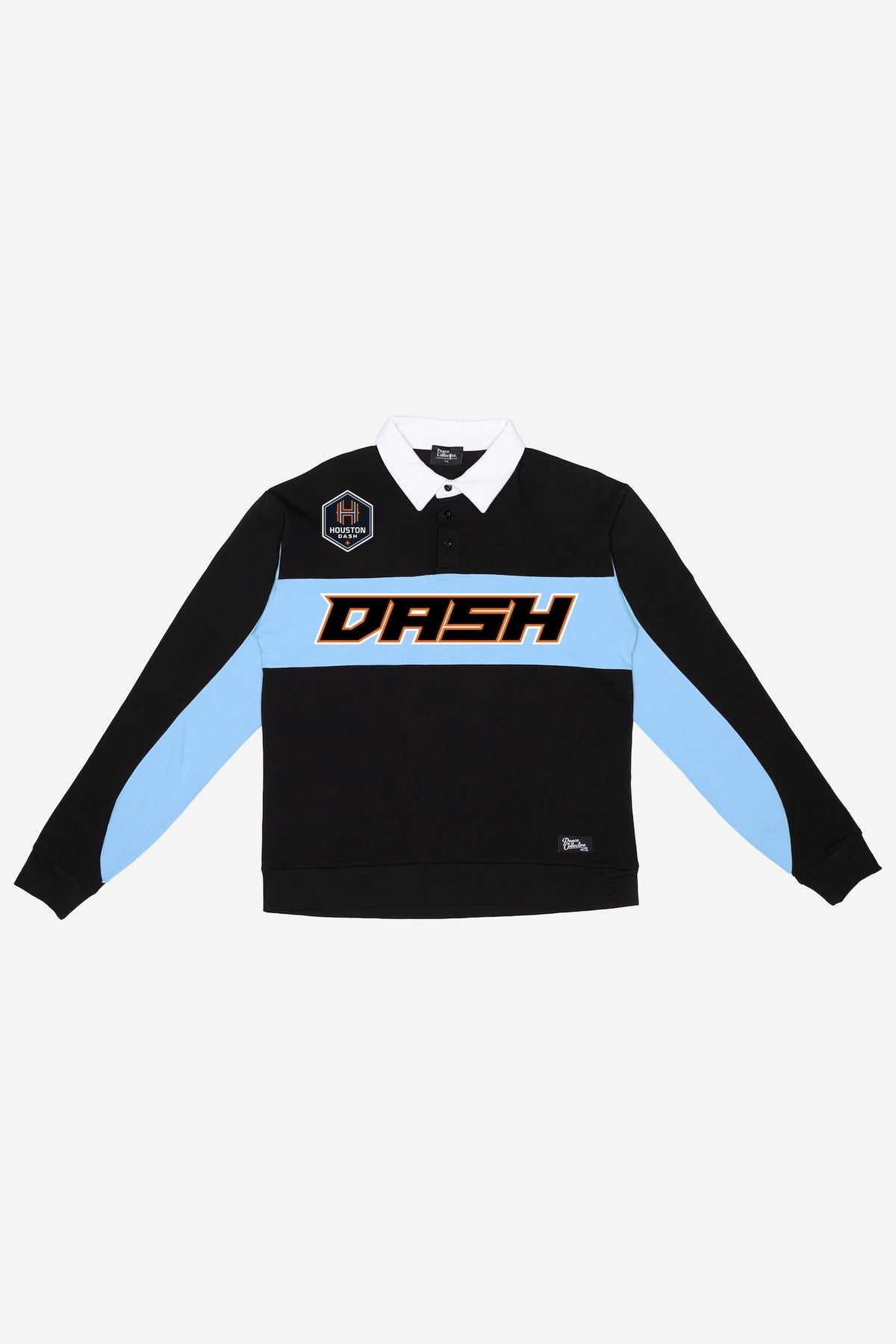 Houston Dash Rugby Polo - Black / Blue