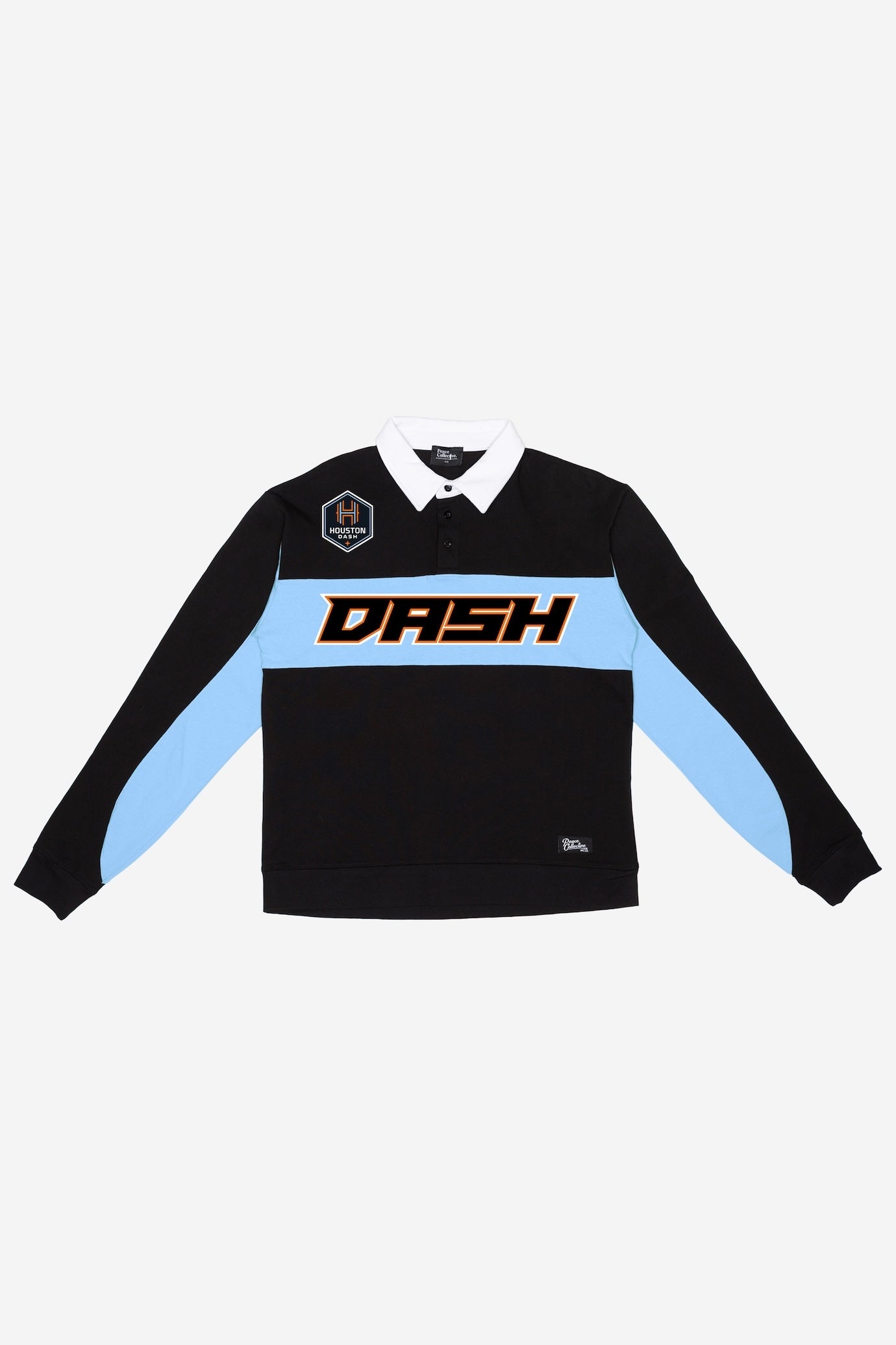 Houston Dash Rugby Polo - Black / Blue