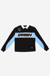 Houston Dash Rugby Polo - Black / Blue