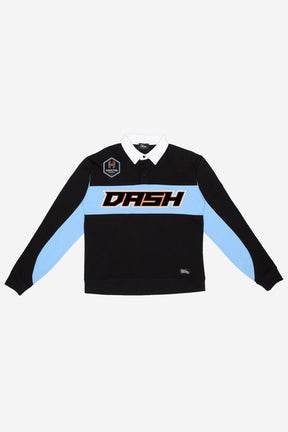 Houston Dash Rugby Polo - Black / Blue