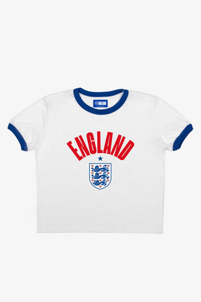 FIFA World Cup 2026™ England Cropped Ringer T-Shirt - White