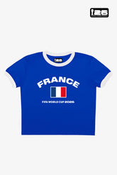 T-shirt court à col rond FIFA Coupe du Monde 2026™ France - Bleu roi