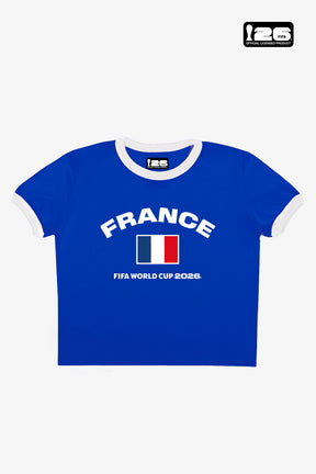 T-shirt court à col rond FIFA Coupe du Monde 2026™ France - Bleu roi