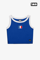 Camiseta Cortada de Mujeres de la Copa Mundial de la FIFA 2026™ Francia - Real