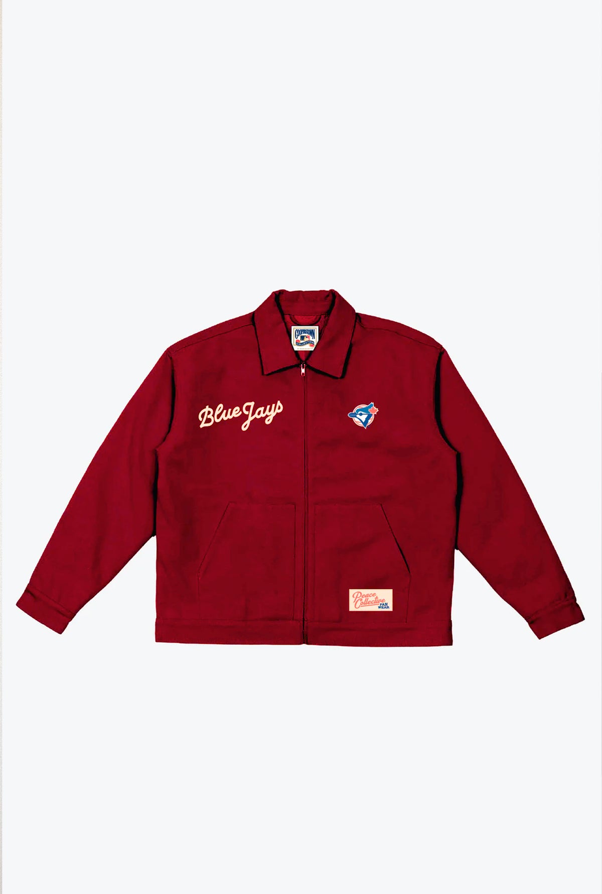 Toronto Blue Jays '92/'93 Champions Work Jacket - Maroon