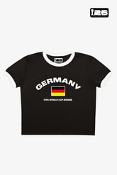 T-shirt court à col rond noir - Coupe du Monde de la FIFA, Allemagne 2026™