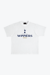 Tottenham Hotspur FC: European Winners Heavyweight T-Shirt - White