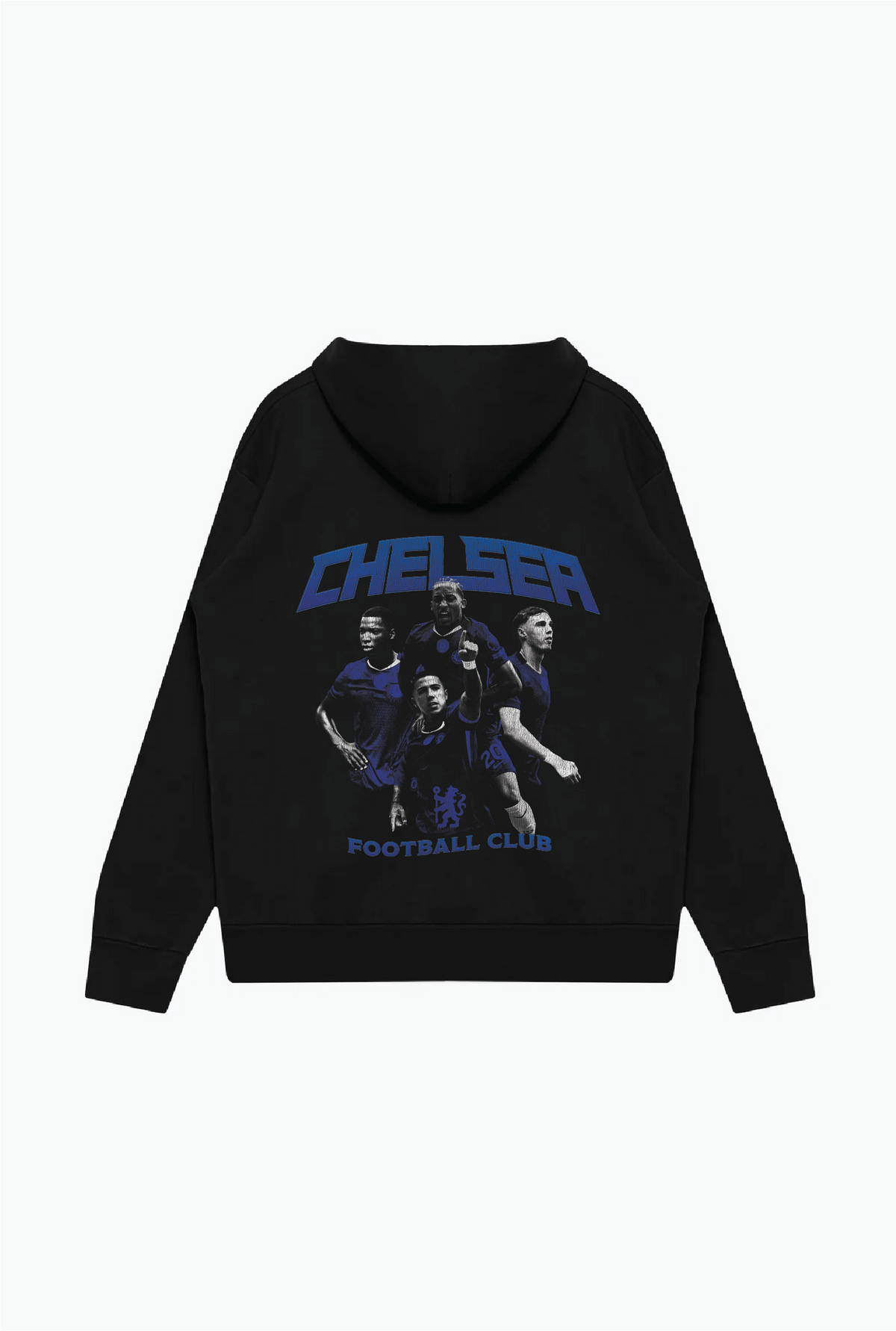 Chelsea FC Team Vintage Heavyweight Hoodie - Black